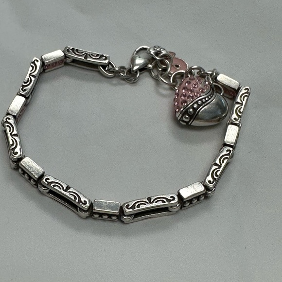 Brighton Power of Pink Heart Charm Bracelet – Limited Edition - Picture 3 of 7